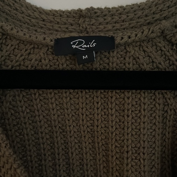 Rails Josie Cardigan in Olive size M - Picture 7 of 9